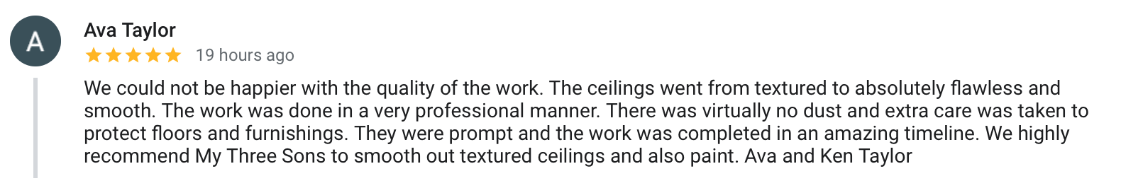 Textured ceiling removal review