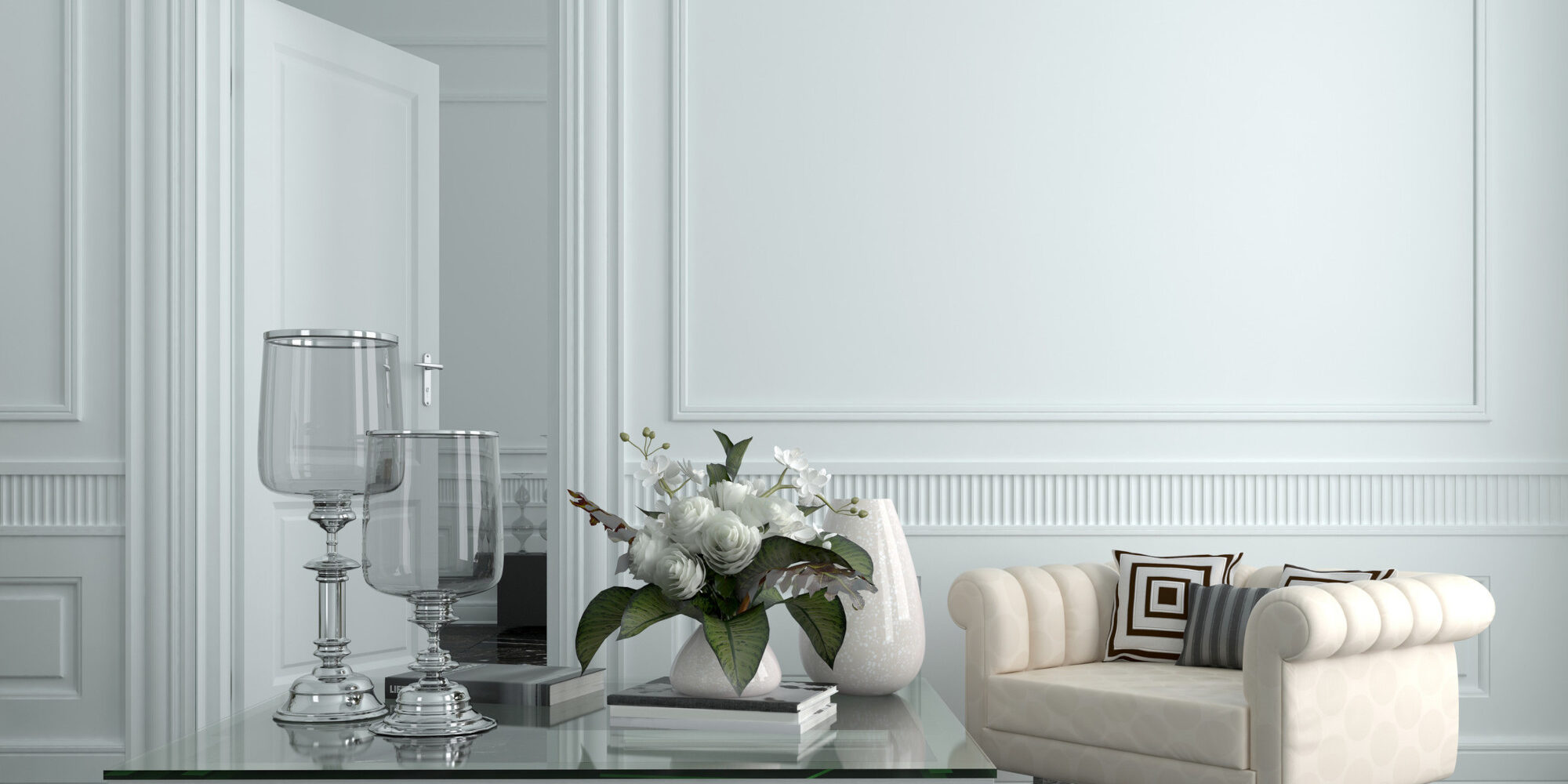Sitting Room of Luxury Upscale Home